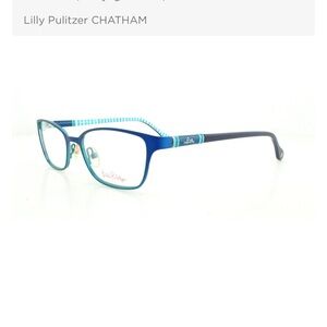 Lilly Pulitzer Blue Eyeglasses w/case